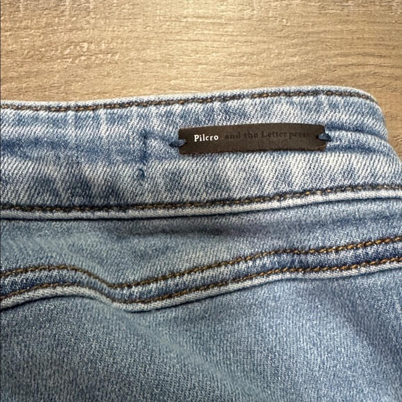 Pilcro and the Letterpress Light Blue Straight Leg Jeans - Picture 7 of 8
